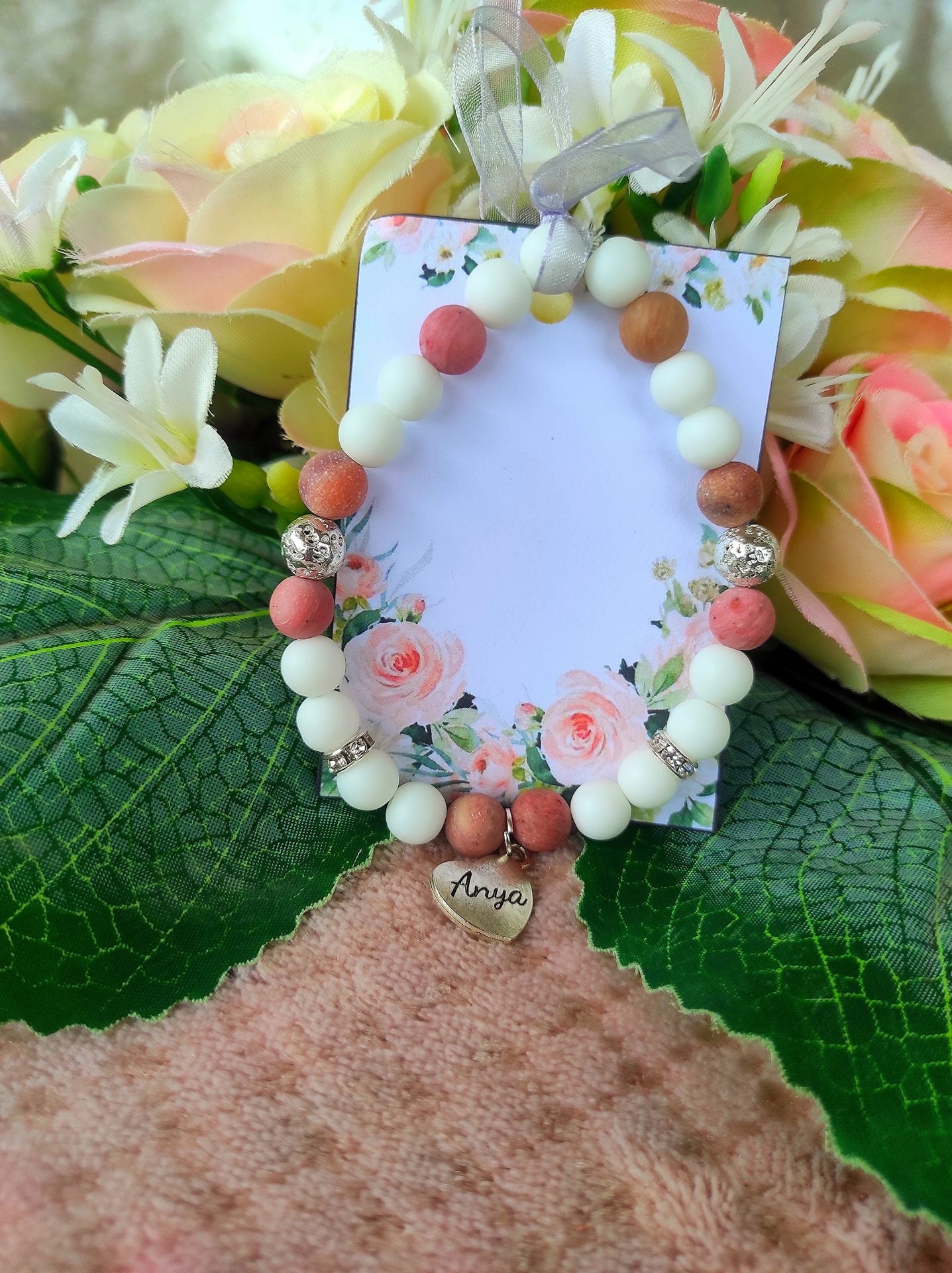 Anya medálos boldogság karkötő